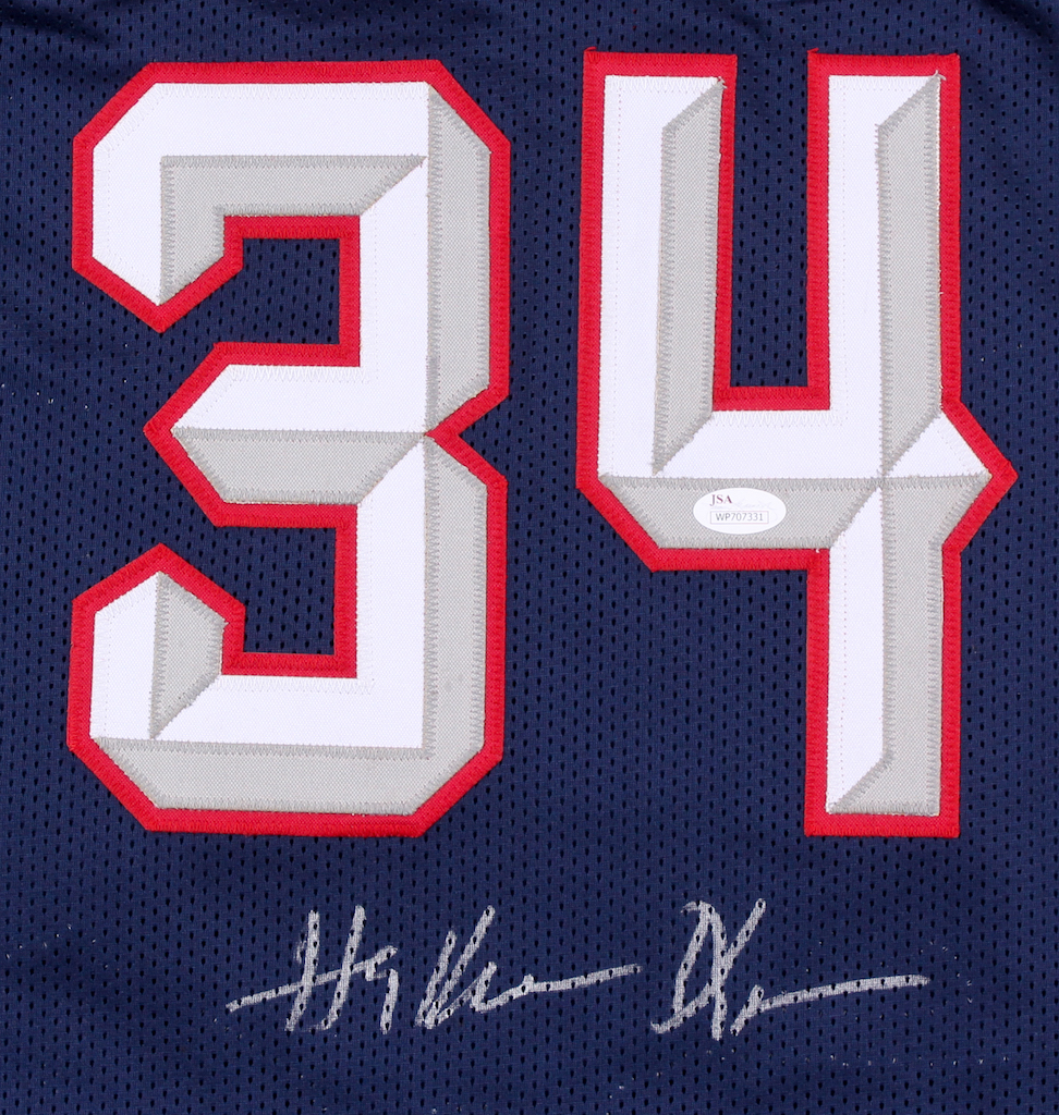 Hakeem Olajuwon Signed Rockets Jersey (JSA COA) at PristineAuction.com Hakeem Olajuwon Signed Rockets Jersey (JSA COA) at PristineAuction.com