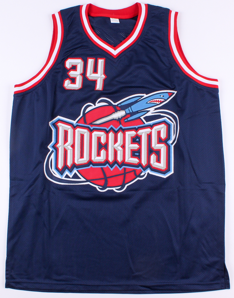 Hakeem Olajuwon Signed Rockets Jersey (JSA COA) at PristineAuction.com Hakeem Olajuwon Signed Rockets Jersey (JSA COA) at PristineAuction.com
