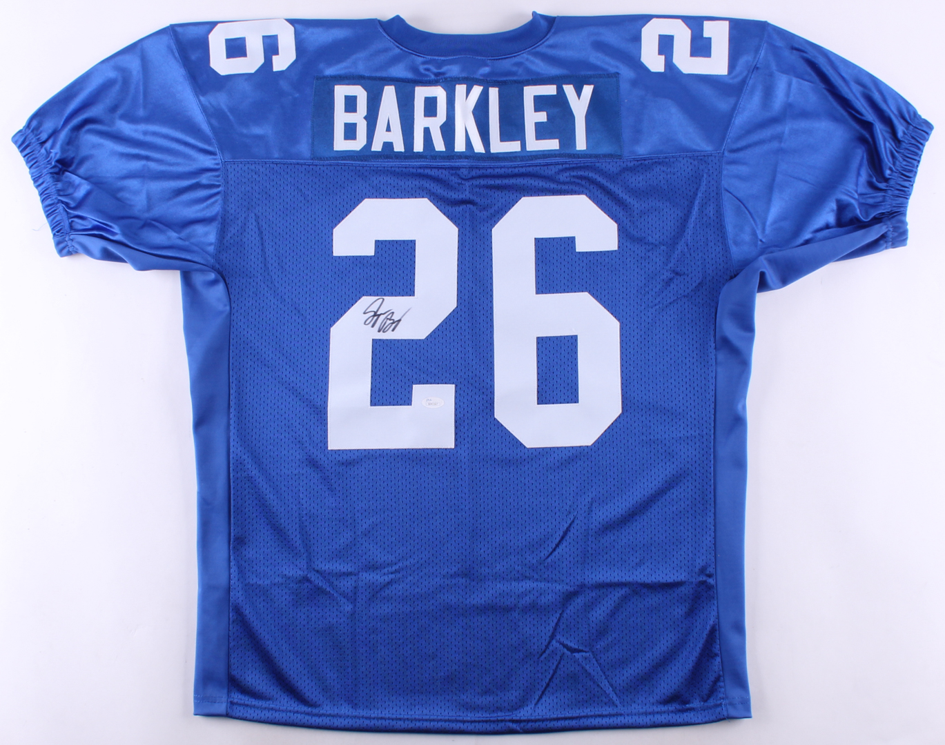 Saquon Barkley Signed Giants Jersey (JSA Signature Debut COA) at PristineAuction.com Saquon Barkley Signed Giants Jersey (JSA Signature Debut COA) at PristineAuction.com