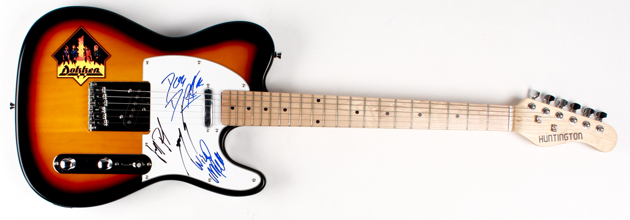 Dokken Full-Size Electric Guitar Signed by (4) with Don Dokken, George Lynch, Mick Brown & Jeff Pilson (JSA ALOA) at PristineAuction.com Dokken Full-Size Electric Guitar Signed by (4) with Don Dokken, George Lynch, Mick Brown & Jeff Pilson (JSA ALOA) at PristineAuction.com