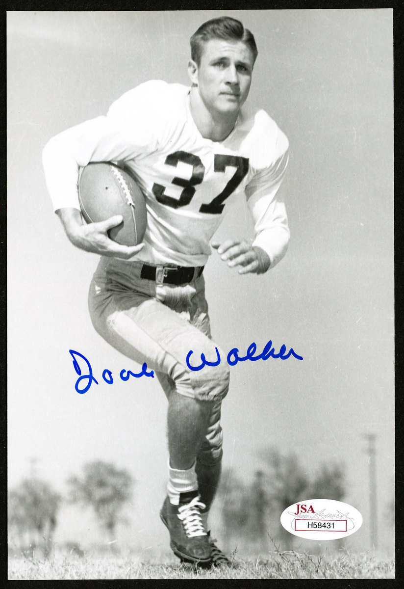 Doak Walker Signed Lions 5x7 Photo (JSA COA) at PristineAuction.com Doak Walker Signed Lions 5x7 Photo (JSA COA) at PristineAuction.com