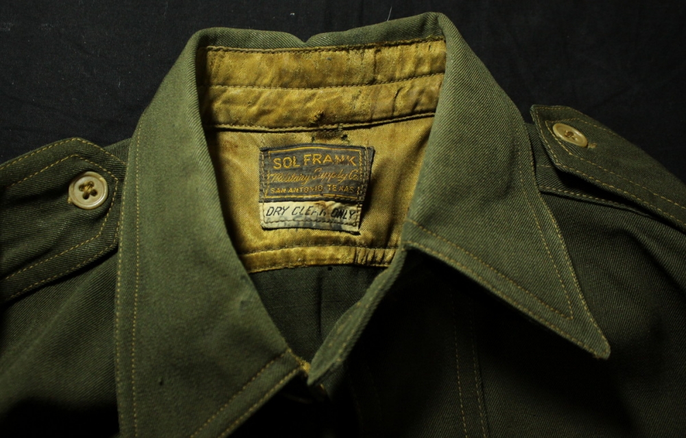 Authentic World War II Military Jacket Pristine Auction