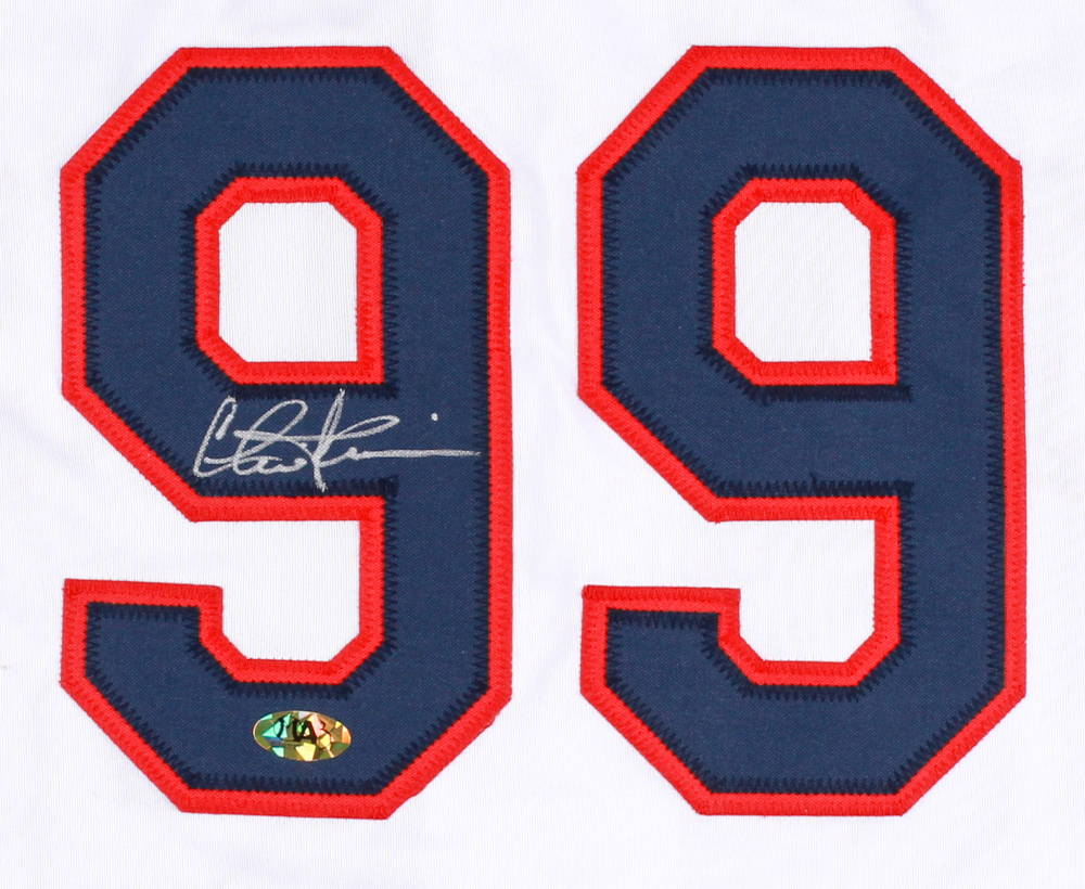 Charlie Sheen Signed Indians "Major League" Wild Thing Jersey (MAB) at PristineAuction.com Charlie Sheen Signed Indians "Major League" Wild Thing Jersey (MAB) at PristineAuction.com