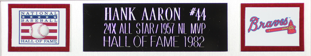 Hank Aaron Signed Braves 35x43 Custom Framed Jersey (JSA COA) at PristineAuction.com Hank Aaron Signed Braves 35x43 Custom Framed Jersey (JSA COA) at PristineAuction.com