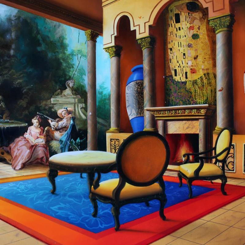 Orlando Quevedo Signed "The Kiss" LE 20x16 Giclee on Canvas (PA) at PristineAuction.com Orlando Quevedo Signed "The Kiss" LE 20x16 Giclee on Canvas (PA) at PristineAuction.com