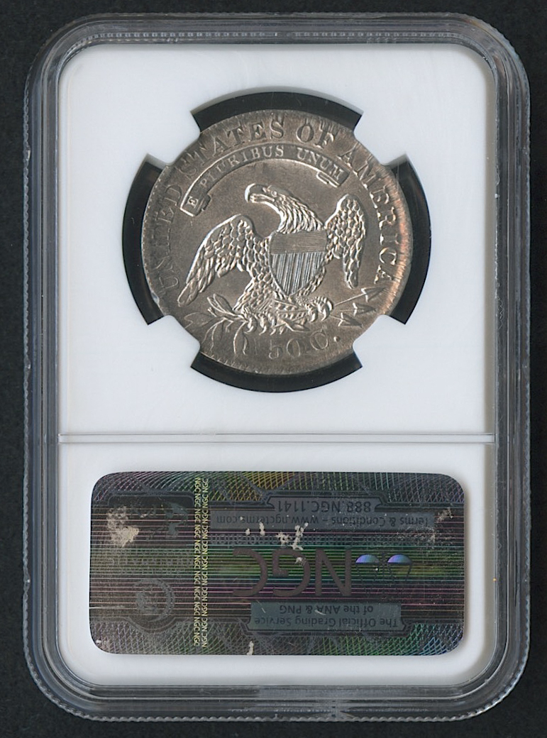 1832 50¢ Capped Bust Half Dollar (NGC AU 55) at PristineAuction.com 1832 50¢ Capped Bust Half Dollar (NGC AU 55) at PristineAuction.com