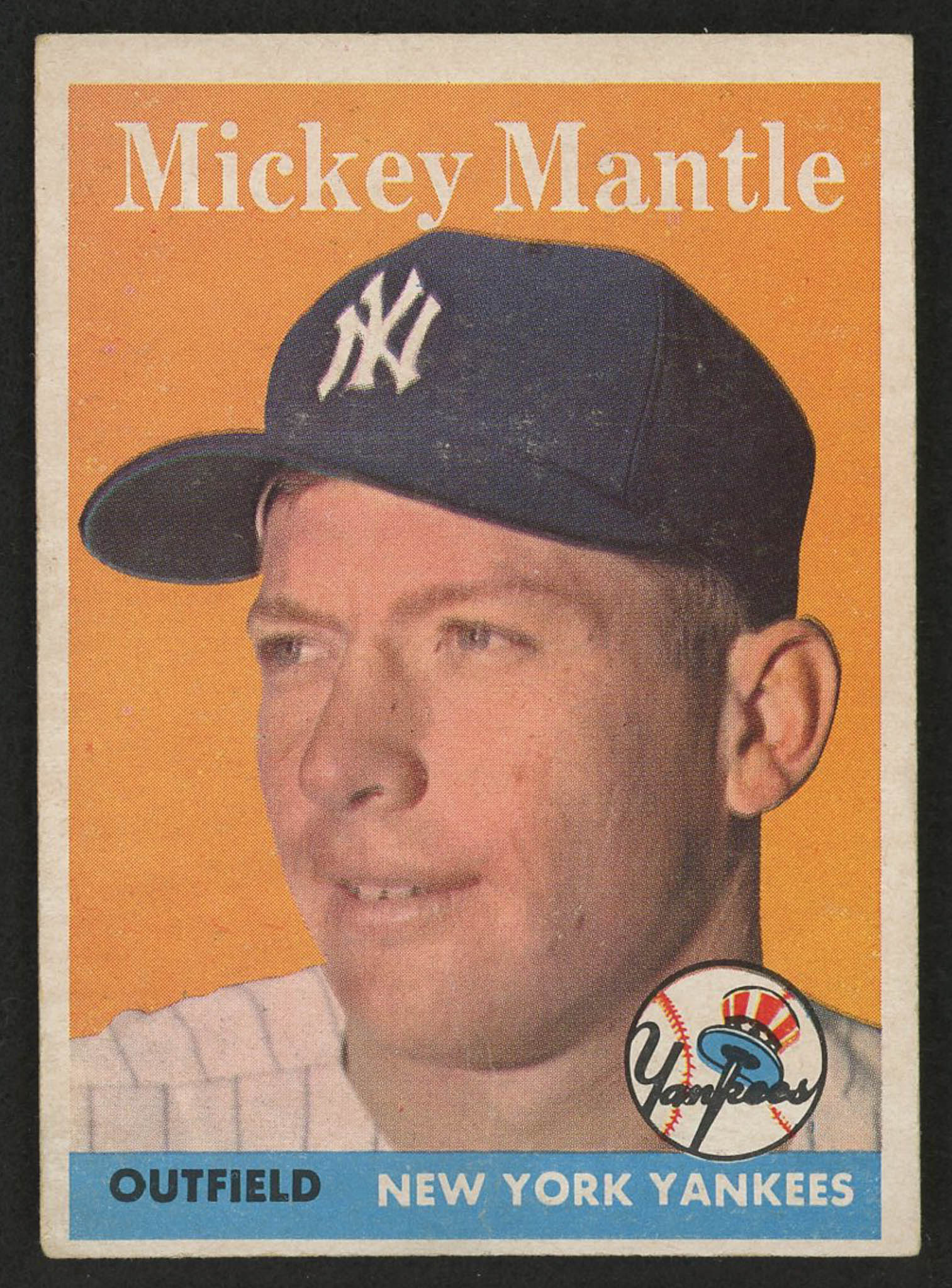 1958 Topps #150 Mickey Mantle at PristineAuction.com 1958 Topps #150 Mickey Mantle at PristineAuction.com