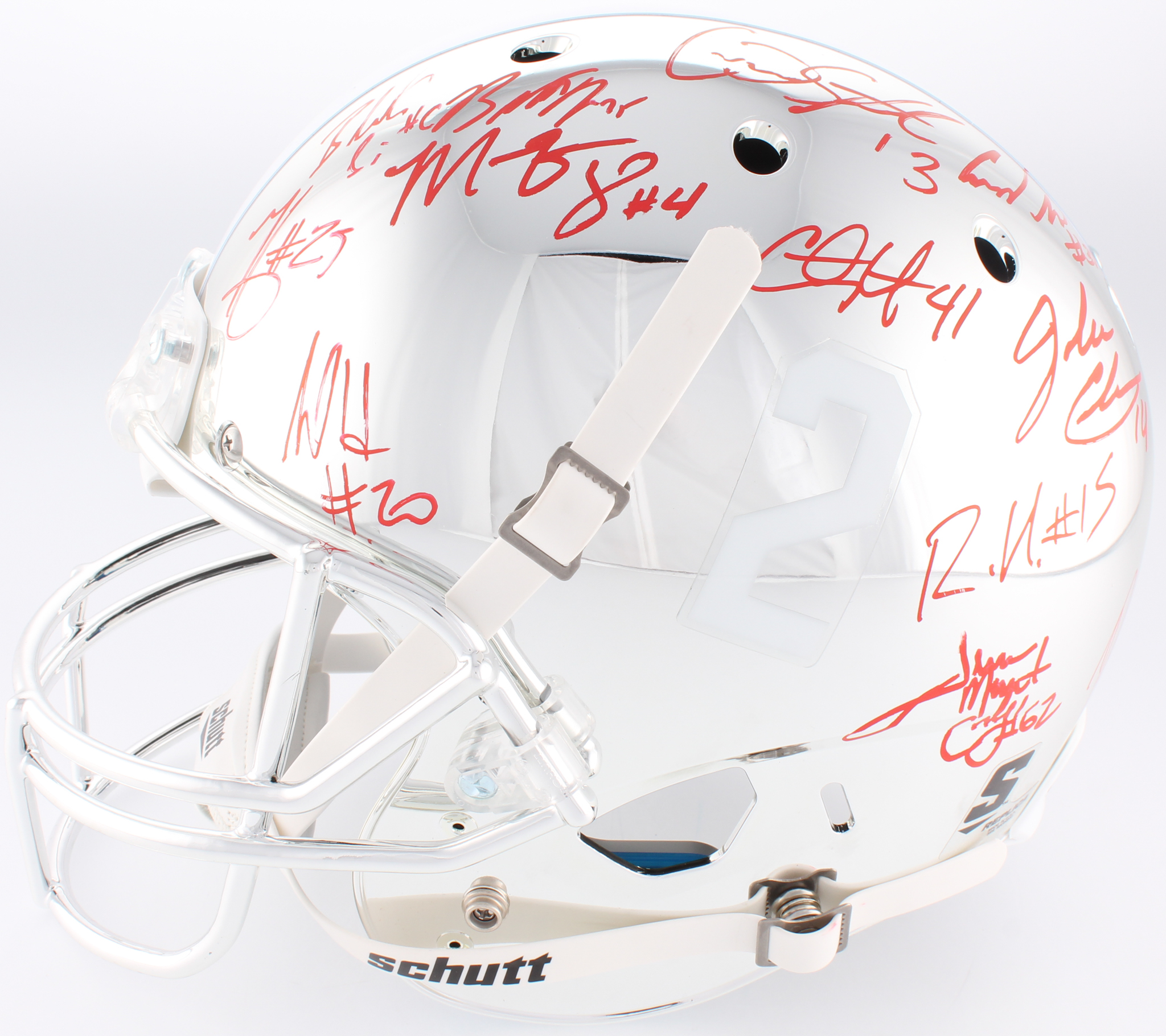 Alabama Crimson Tide Modern Greats Chrome Full-Size Helmet Signed by (20) with Mark Ingram Jr., Derrick Henry, Minka Fitzpatrick (Radtke COA Ingram & Henry Holograms) at PristineAuction.com Alabama Crimson Tide Modern Greats Chrome Full-Size Helmet Signed by (20) with Mark Ingram Jr., Derrick Henry, Minka Fitzpatrick (Radtke COA Ingram & Henry Holograms) at PristineAuction.com