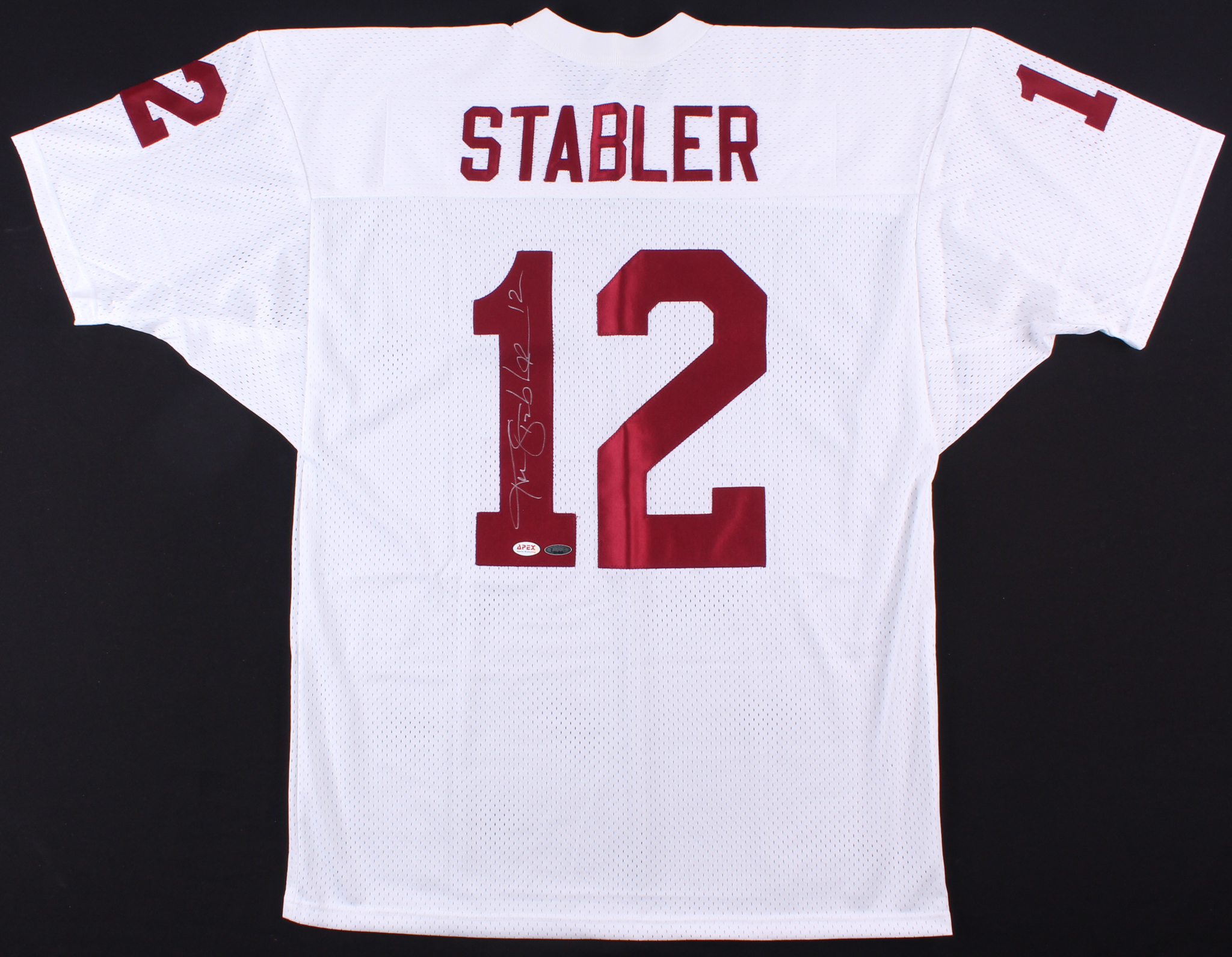 Ken Stabler Signed Alabama Crimson Tide Jersey (TriStar Hologram) at PristineAuction.com Ken Stabler Signed Alabama Crimson Tide Jersey (TriStar Hologram) at PristineAuction.com