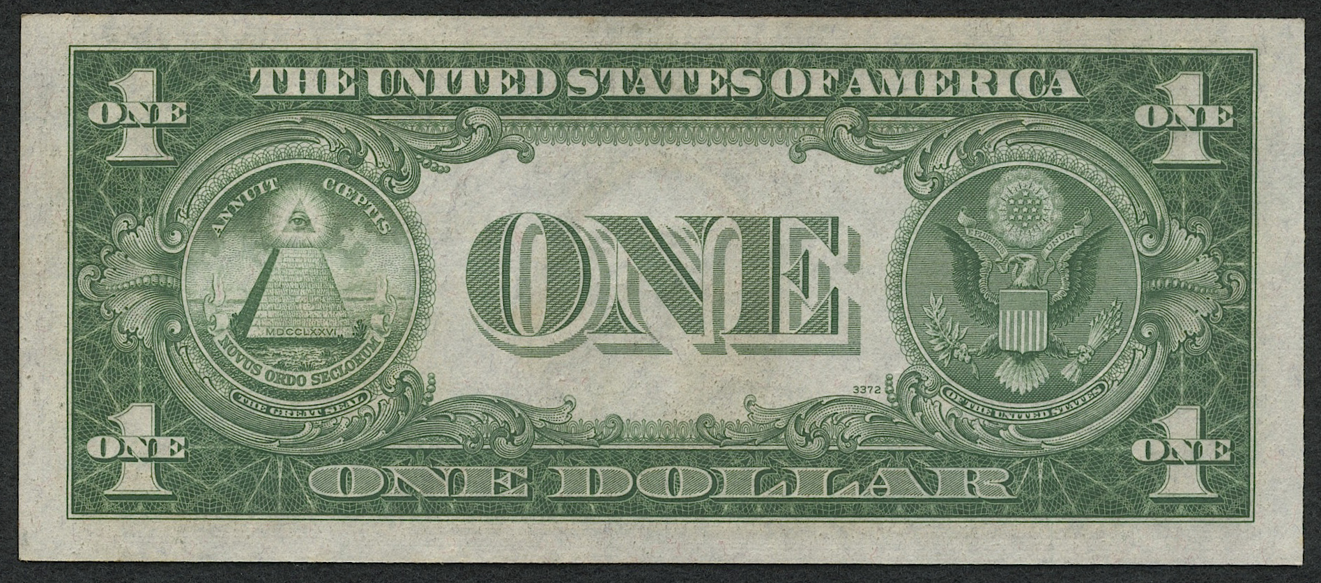 1935-A $1 One Dollar North Africa Gold Seal Silver Certificate Bank Note (High Grade Condition) at PristineAuction.com 1935-A $1 One Dollar North Africa Gold Seal Silver Certificate Bank Note (High Grade Condition) at PristineAuction.com