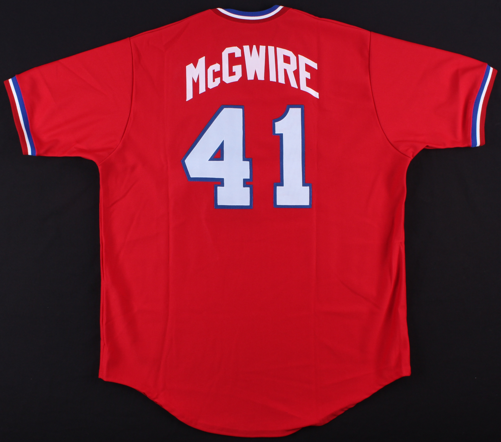Mark McGwire Signed Team USA Olympic Jersey (MLB Hologram & Online Authentics Hologram) at PristineAuction.com Mark McGwire Signed Team USA Olympic Jersey (MLB Hologram & Online Authentics Hologram) at PristineAuction.com