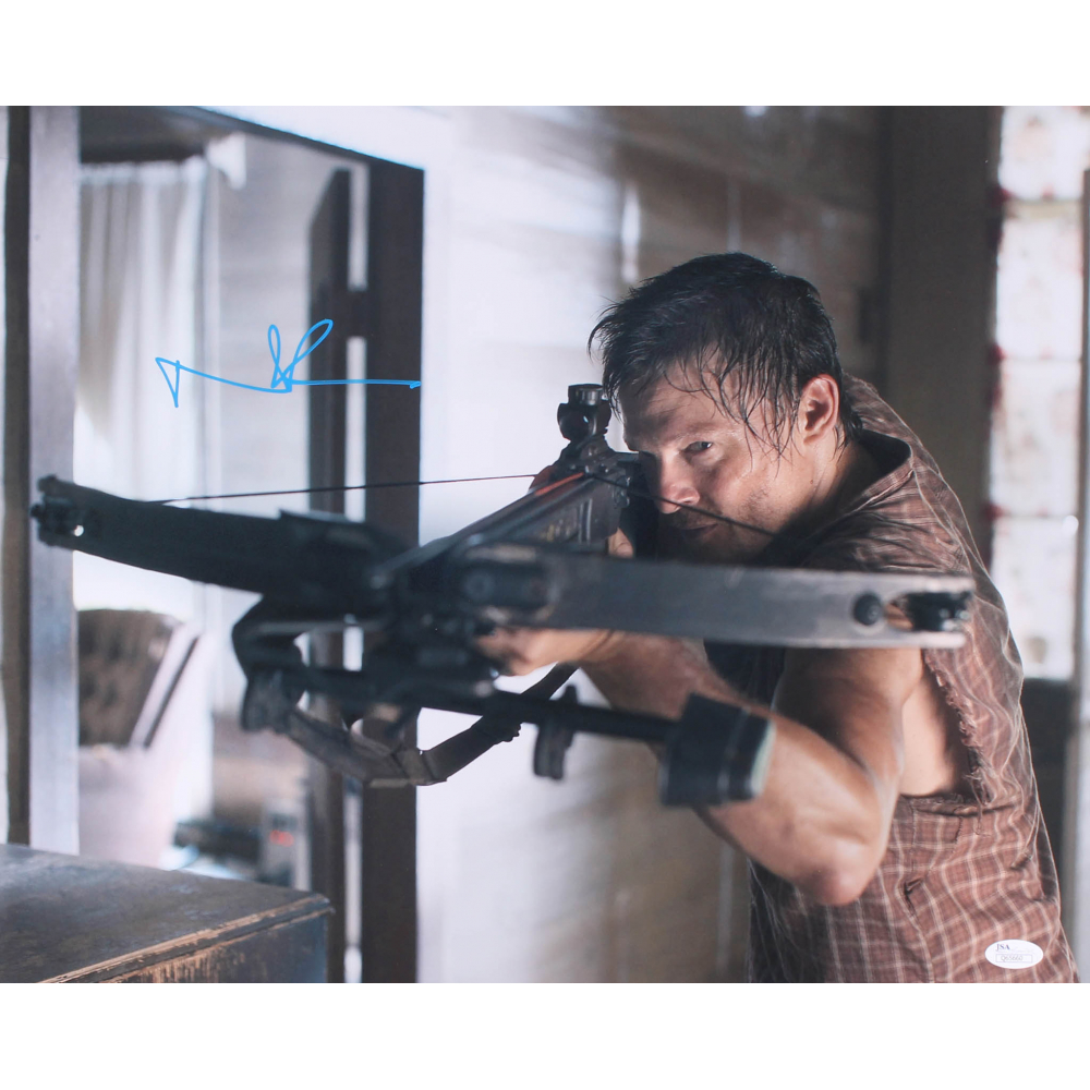 Norman Reedus Signed "The Walking Dead" 16x20 Photo (JSA) Pristine