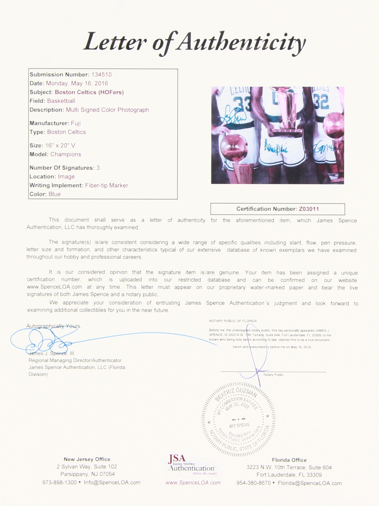 Larry Bird, Kevin McHale, & Robert Parish Signed Celtics 16x20 Photo (JSA LOA & Bird Hologram) at PristineAuction.com Larry Bird, Kevin McHale, & Robert Parish Signed Celtics 16x20 Photo (JSA LOA & Bird Hologram) at PristineAuction.com