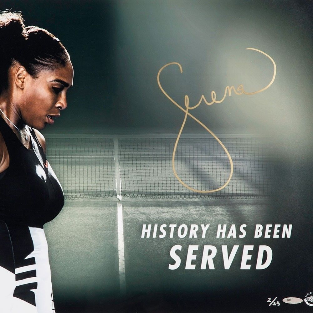 Serena Williams signed autographed photo COA hologram main image 1