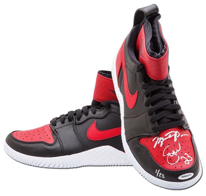 Serena Williams & Michael Jordan Signed Pair of (2) LE Nike Court Flare Air Jordan1 Shoes (UDA COA) at PristineAuction.com Serena Williams & Michael Jordan Signed Pair of (2) LE Nike Court Flare Air Jordan1 Shoes (UDA COA) at PristineAuction.com