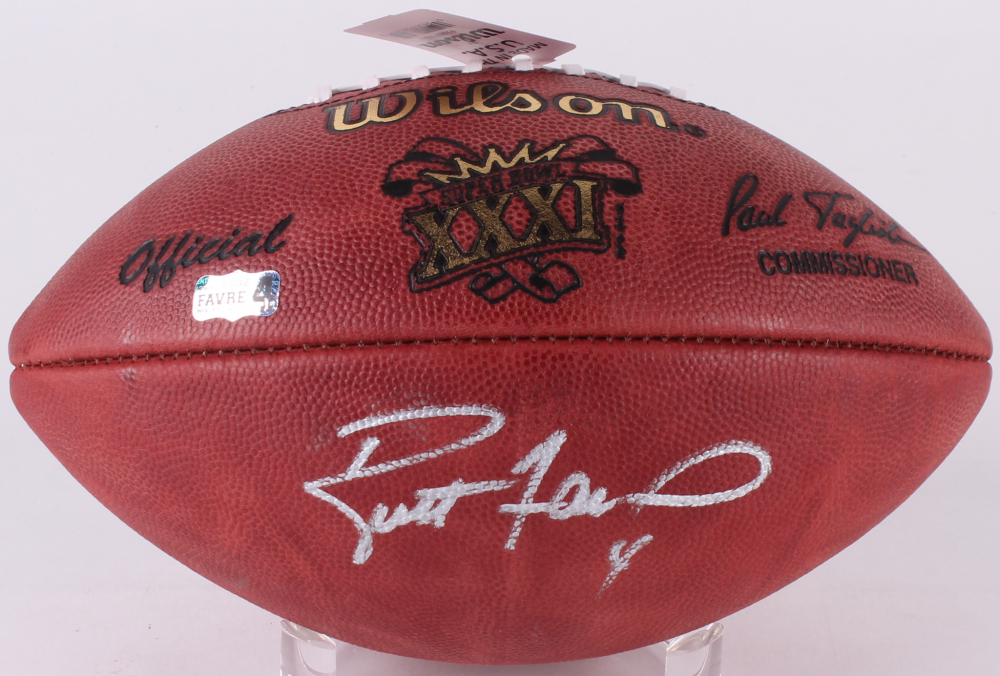 Brett Favre Signed Super Bowl Xxxi Official Game Ball