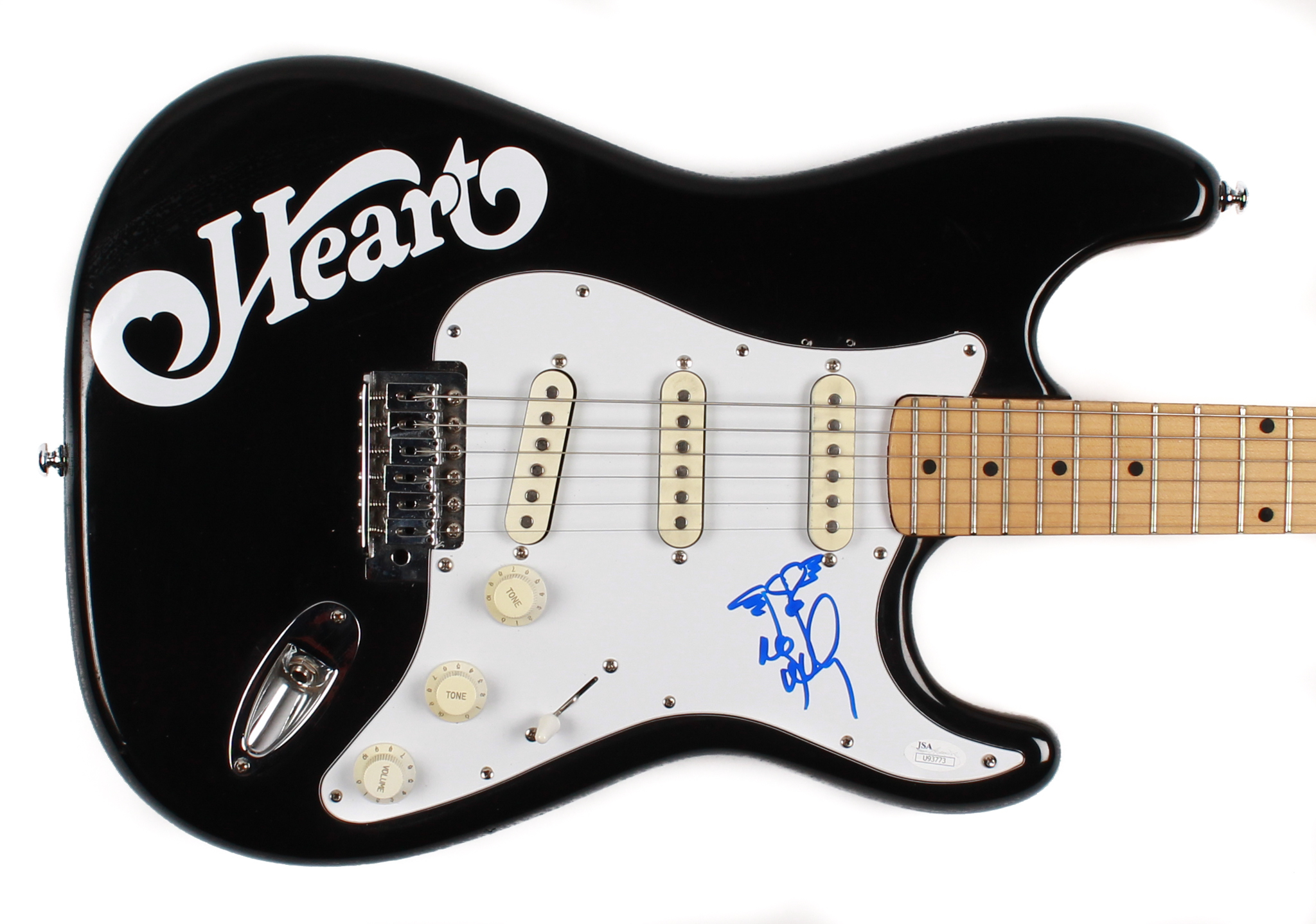 Nancy Wilson Signed Heart Full-Size Electric Guitar (JSA COA) at PristineAuction.com Nancy Wilson Signed Heart Full-Size Electric Guitar (JSA COA) at PristineAuction.com