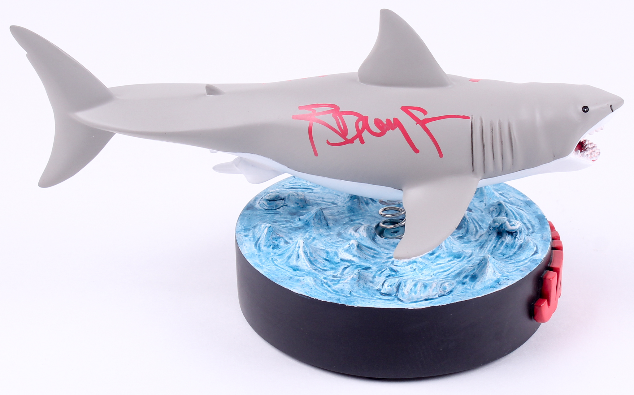 Richard Dreyfuss & Susan Backlinie Signed Jaws Shark Premium Motion Statue (Beckett COA) at PristineAuction.com Richard Dreyfuss & Susan Backlinie Signed Jaws Shark Premium Motion Statue (Beckett COA) at PristineAuction.com