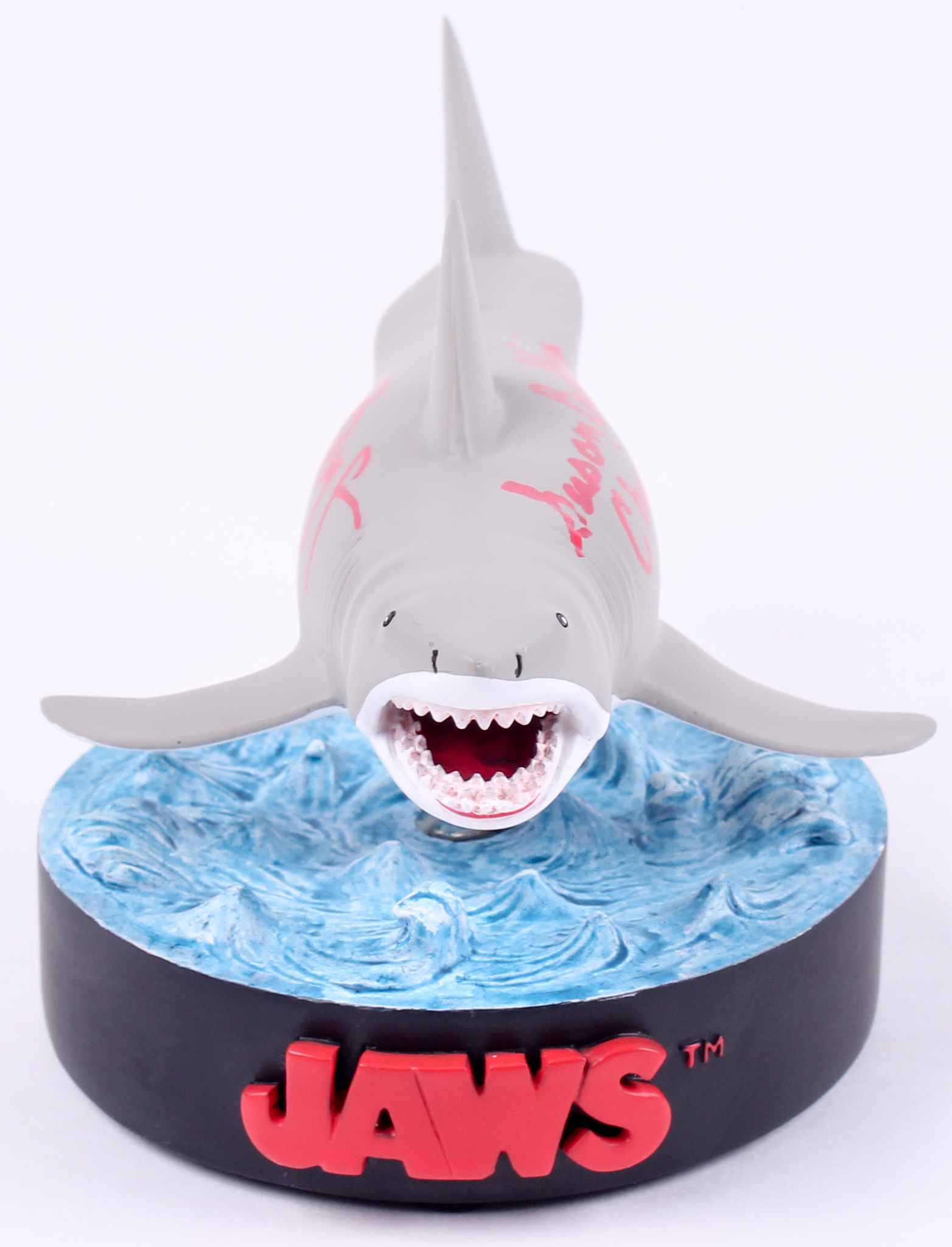 Richard Dreyfuss & Susan Backlinie Signed Jaws Shark Premium Motion Statue (Beckett COA) at PristineAuction.com Richard Dreyfuss & Susan Backlinie Signed Jaws Shark Premium Motion Statue (Beckett COA) at PristineAuction.com