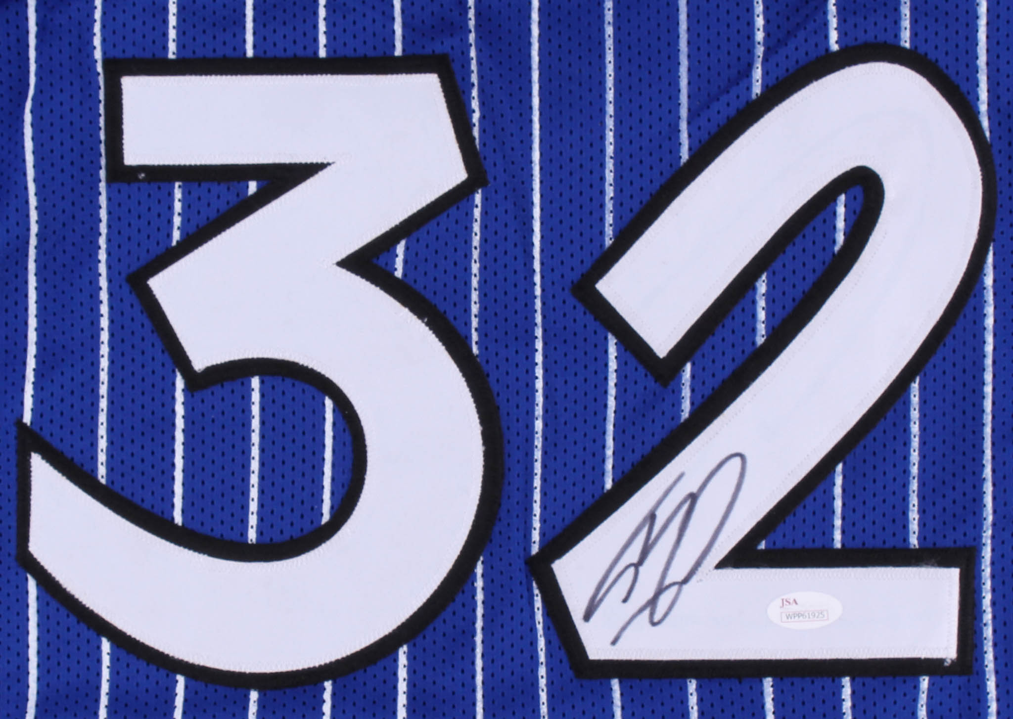 Shaquille O'Neal Signed Magic Jersey (JSA COA) at PristineAuction.com Shaquille O'Neal Signed Magic Jersey (JSA COA) at PristineAuction.com