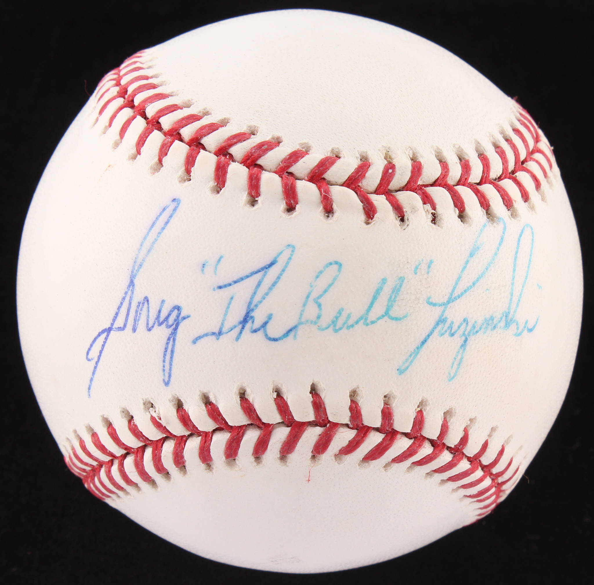 Greg "The Bull" Luzinski Signed OML Baseball (Fanatics Hologram & MLB Hologram) at PristineAuction.com Greg "The Bull" Luzinski Signed OML Baseball (Fanatics Hologram & MLB Hologram) at PristineAuction.com