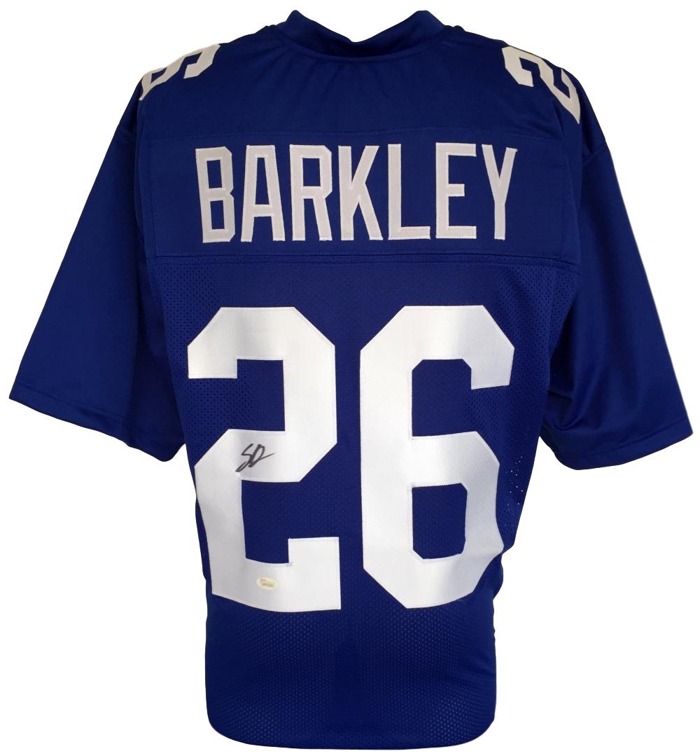 Saquon Barkley Signed Giants Jersey (JSA COA) at PristineAuction.com Saquon Barkley Signed Giants Jersey (JSA COA) at PristineAuction.com