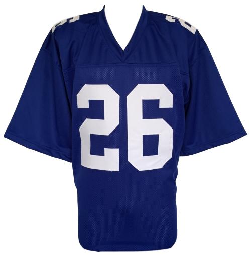 Saquon Barkley Signed Giants Jersey (JSA COA) at PristineAuction.com Saquon Barkley Signed Giants Jersey (JSA COA) at PristineAuction.com