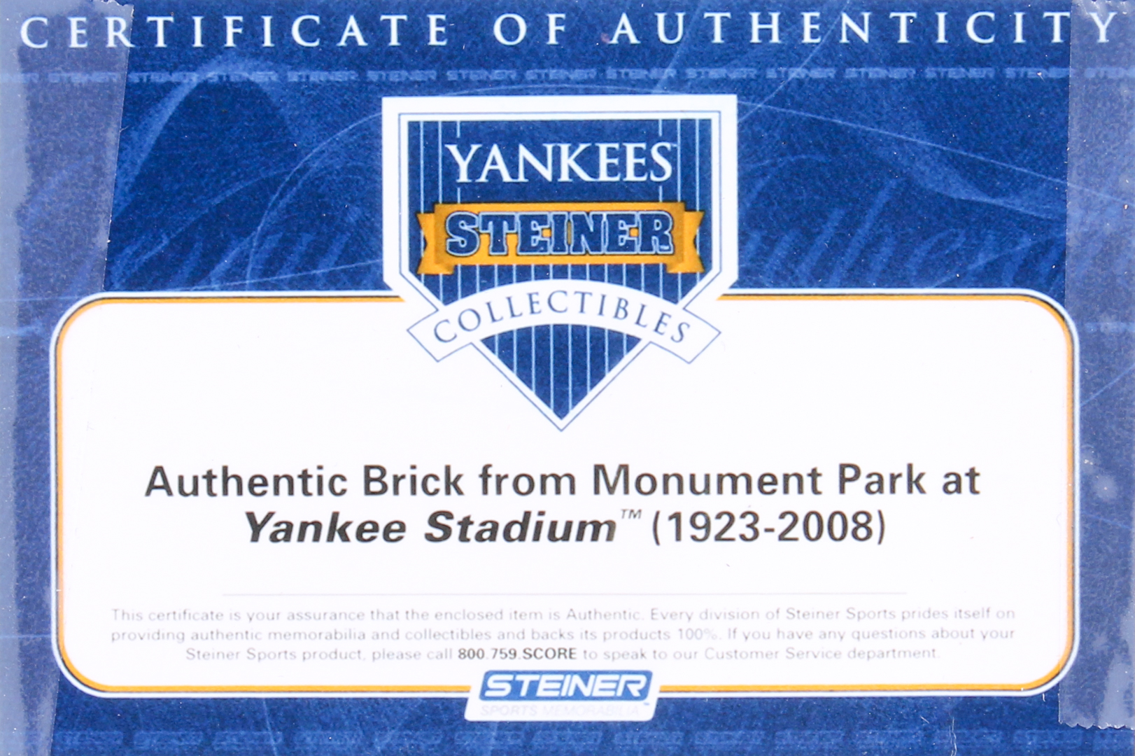 Lou Gehrig #4 Custom Framed 16.5x20.5 New York Yankees Stadium Monument Park Brick Display (Steiner COA) at PristineAuction.com Lou Gehrig #4 Custom Framed 16.5x20.5 New York Yankees Stadium Monument Park Brick Display (Steiner COA) at PristineAuction.com