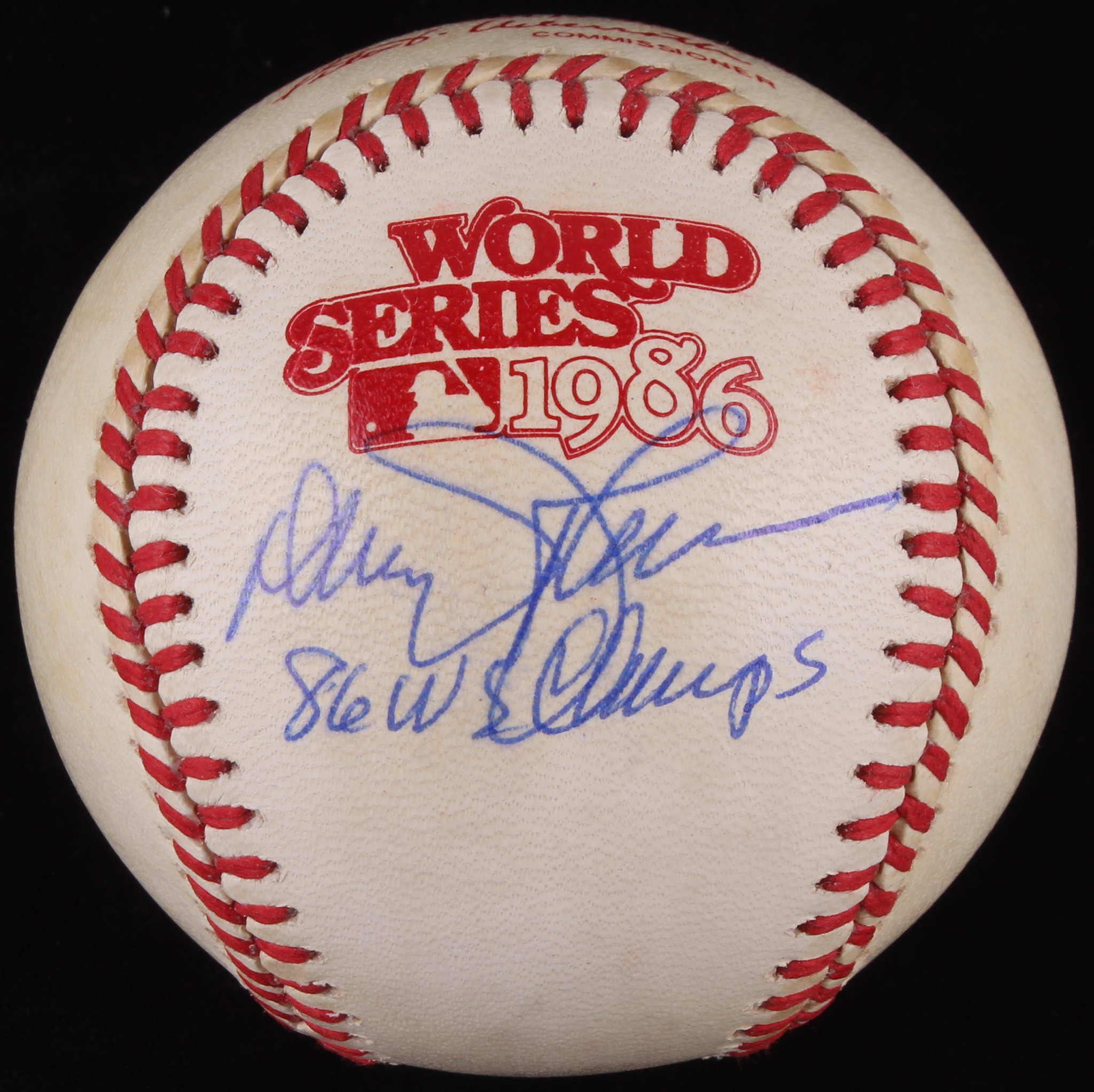 Davey Johnson Signed Official 1986 World Series Baseball Inscribed "86 WS Champs" (JSA COA) at PristineAuction.com Davey Johnson Signed Official 1986 World Series Baseball Inscribed "86 WS Champs" (JSA COA) at PristineAuction.com