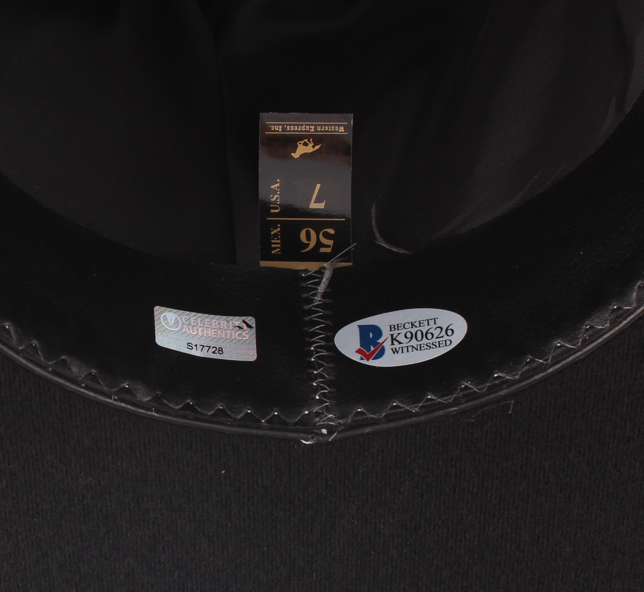 Val Kilmer Signed "Tombstone" Cowboy Hat Inscribed "I'm Your Huckleberry" (Beckett COA) at PristineAuction.com Val Kilmer Signed "Tombstone" Cowboy Hat Inscribed "I'm Your Huckleberry" (Beckett COA) at PristineAuction.com