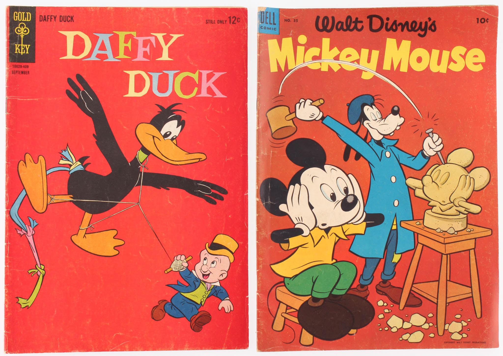 Lot of (2) Vintage Comics Including (1) 1954 Dell 