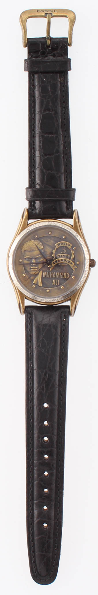 Muhammad Ali Signed "The Greatest" LE Fossil Watch Set Display (JSA ALOA) at PristineAuction.com Muhammad Ali Signed "The Greatest" LE Fossil Watch Set Display (JSA ALOA) at PristineAuction.com
