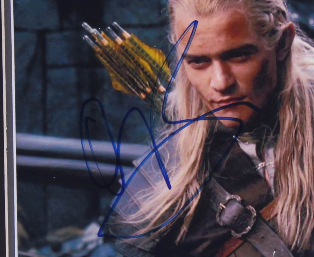 Orlando Bloom Signed The Lord Of The Rings 16x20 Custom Framed
