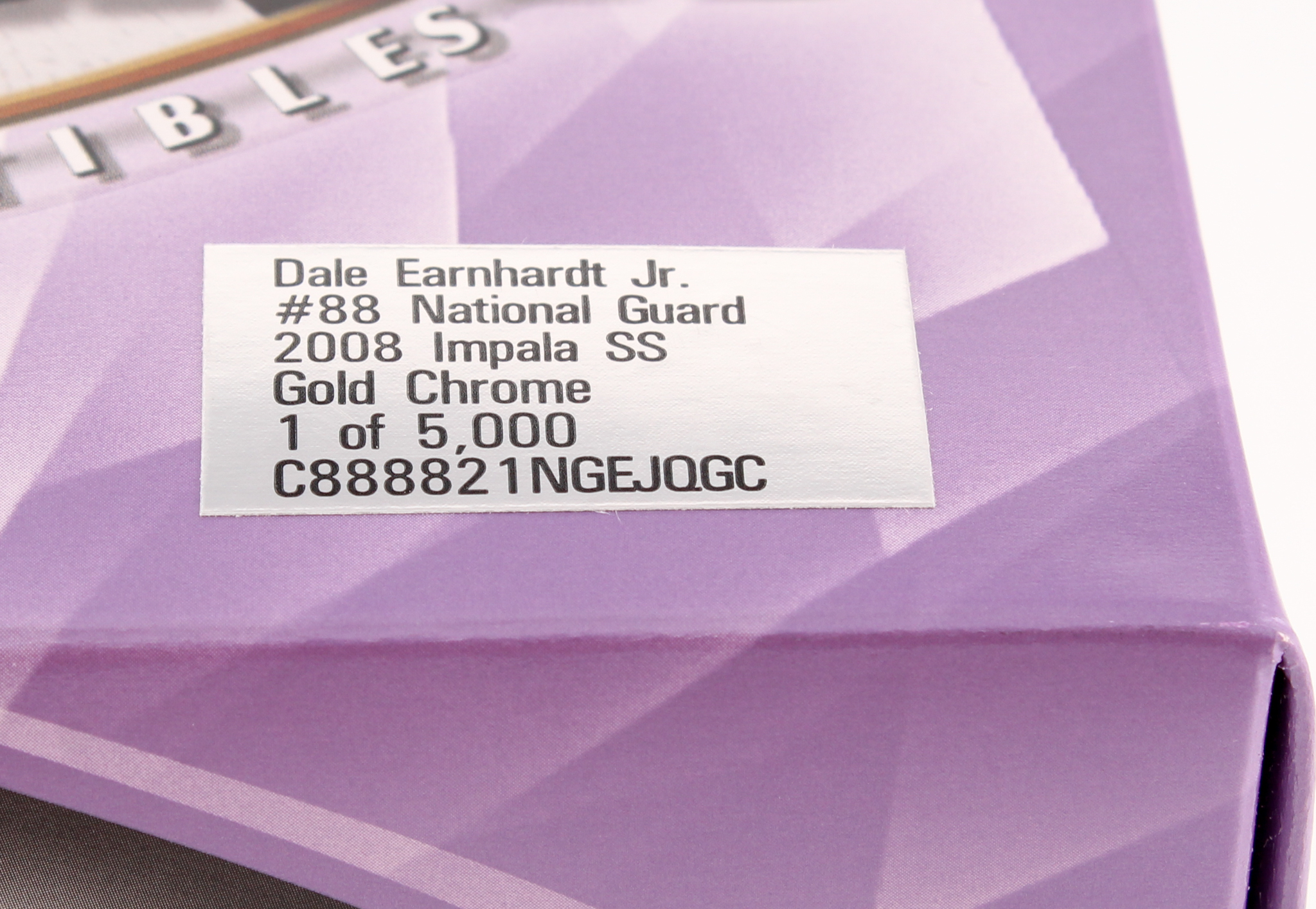 Dale Earnhardt Jr. Signed 2008 #88 National Guard - Gold Chrome - 1:24 LE Premium Action Diecast Car (Dale Jr. Hologram) at PristineAuction.com Dale Earnhardt Jr. Signed 2008 #88 National Guard - Gold Chrome - 1:24 LE Premium Action Diecast Car (Dale Jr. Hologram) at PristineAuction.com