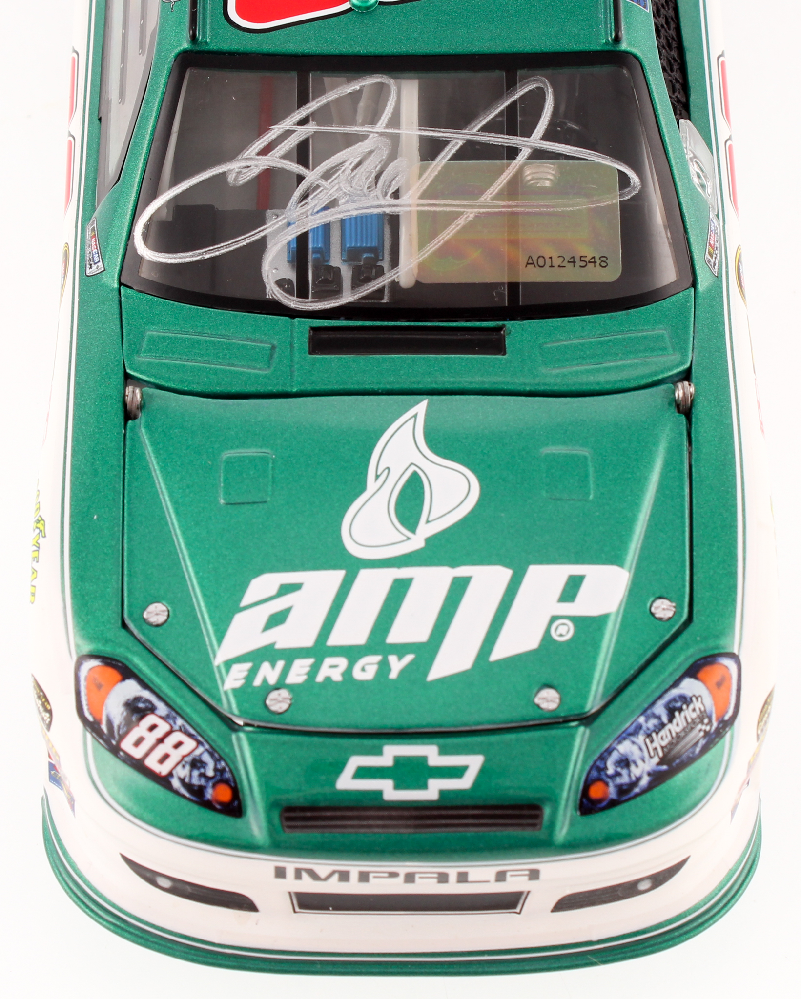 Dale Earnhardt Jr. Signed 2011 #88 AMP Energy / National Guard - Platinum Series - 1:24 LE Premium Action Diecast Car (Dale Jr. Hologram) at PristineAuction.com Dale Earnhardt Jr. Signed 2011 #88 AMP Energy / National Guard - Platinum Series - 1:24 LE Premium Action Diecast Car (Dale Jr. Hologram) at PristineAuction.com