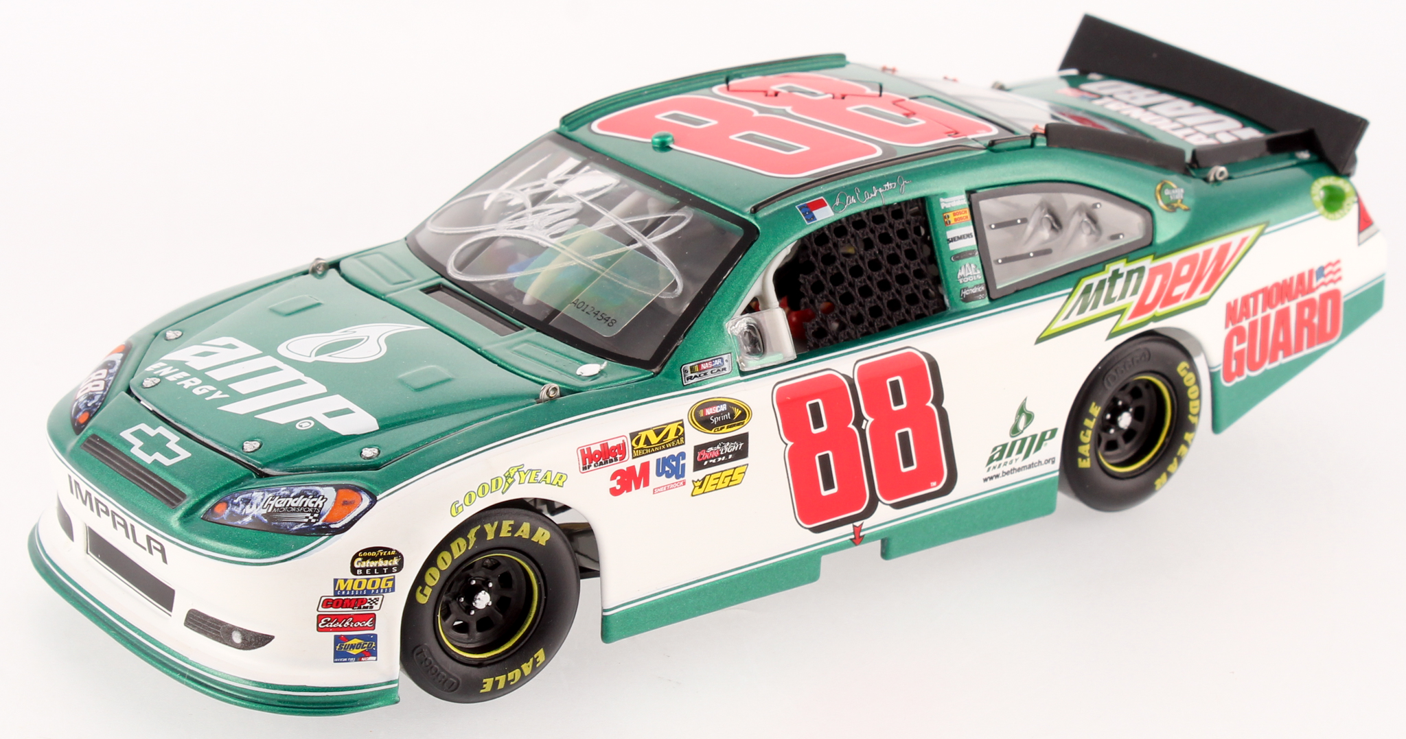 Dale Earnhardt Jr. Signed 2011 #88 AMP Energy / National Guard - Platinum Series - 1:24 LE Premium Action Diecast Car (Dale Jr. Hologram) at PristineAuction.com Dale Earnhardt Jr. Signed 2011 #88 AMP Energy / National Guard - Platinum Series - 1:24 LE Premium Action Diecast Car (Dale Jr. Hologram) at PristineAuction.com