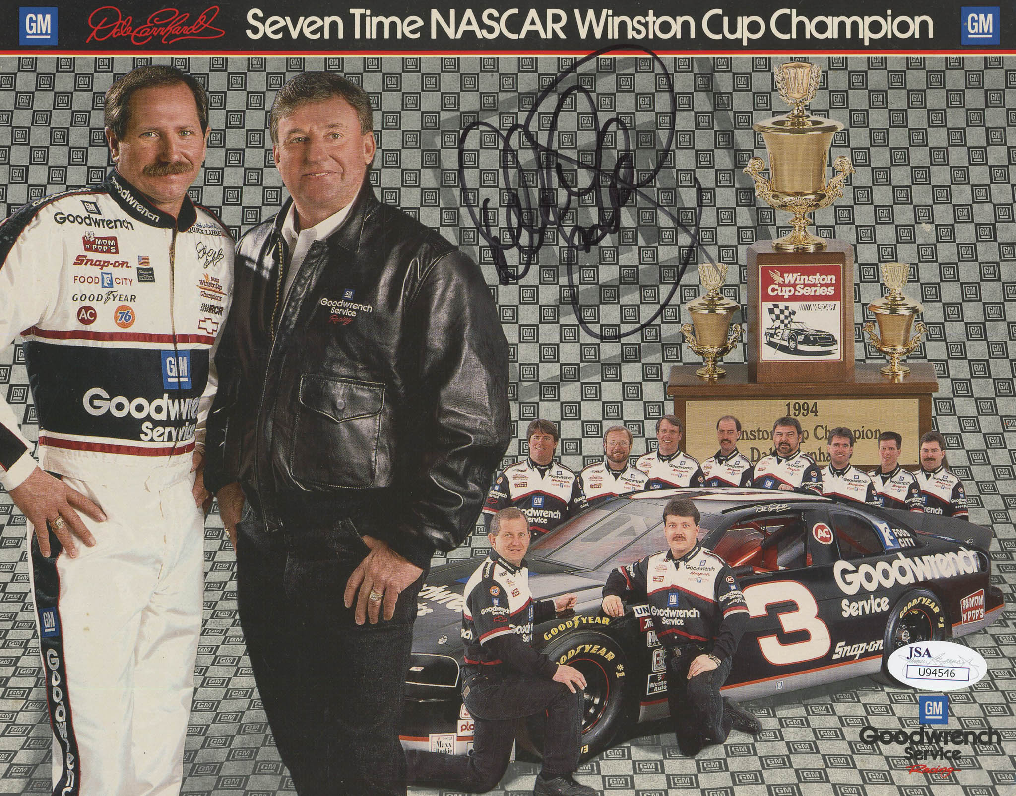 Dale Earnhardt Signed 8x10 Photo (JSA Hologram) at PristineAuction.com Dale Earnhardt Signed 8x10 Photo (JSA Hologram) at PristineAuction.com
