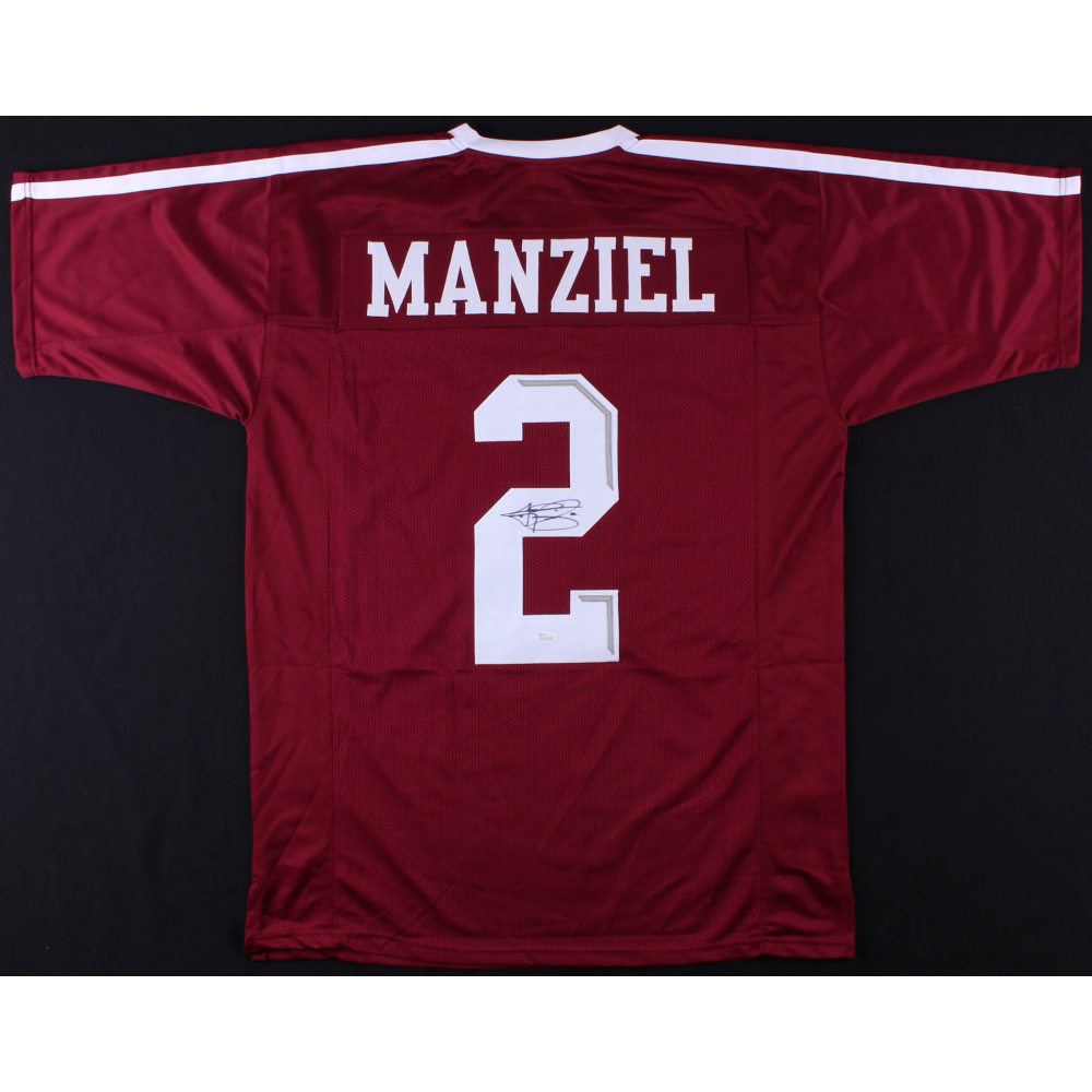 Johnny Manziel Signed Texas A&M Aggies Adidas Jersey Insc. 12 Heisman (PSA) Q.B