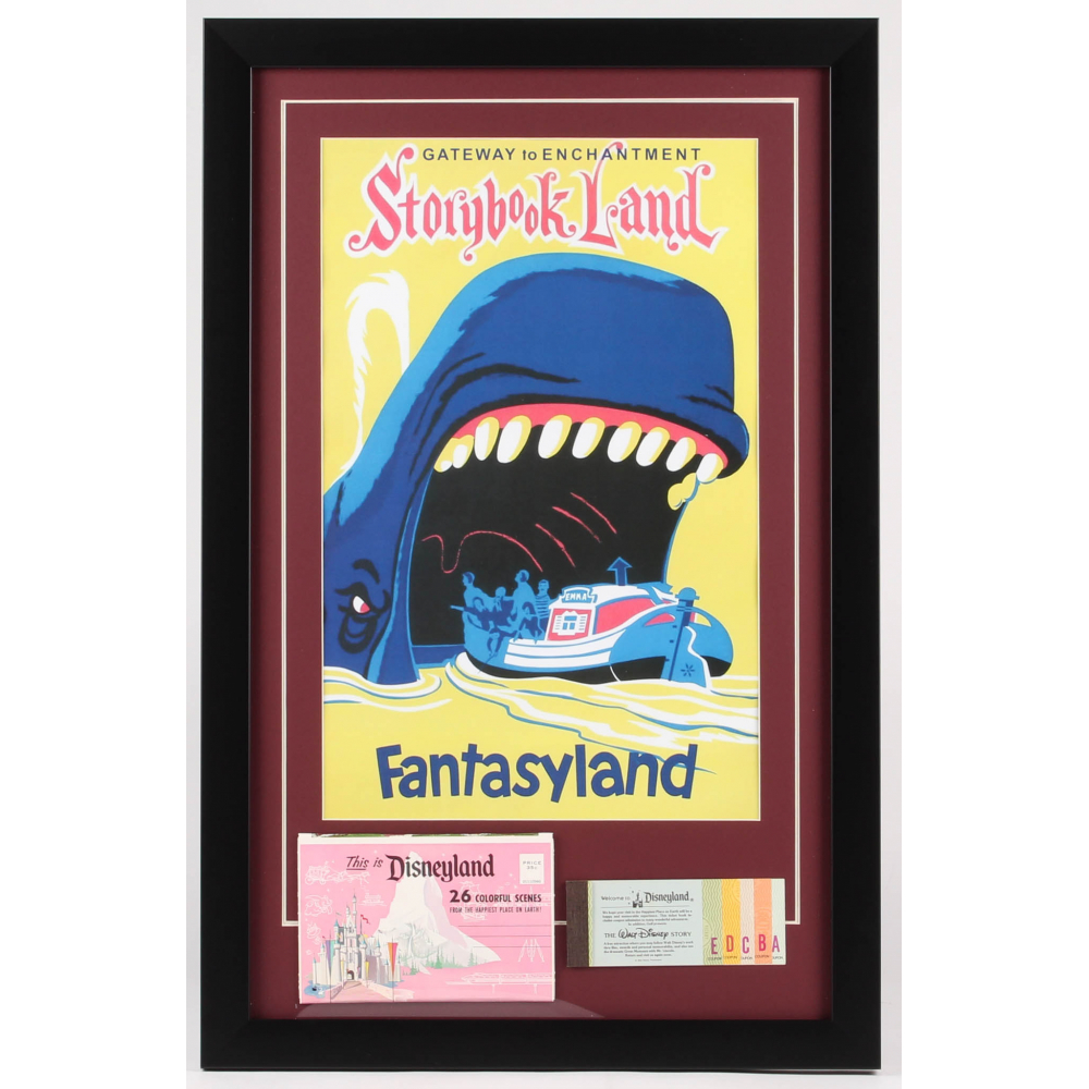 Disneyland Fantasyland "Storybook Land" 17x26 Custom Framed Print