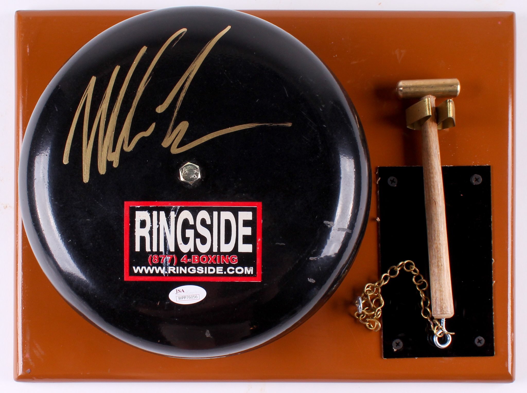Mike Tyson Signed Authentic Full-Size Ringside Boxing Bell (JSA COA) at PristineAuction.com Mike Tyson Signed Authentic Full-Size Ringside Boxing Bell (JSA COA) at PristineAuction.com