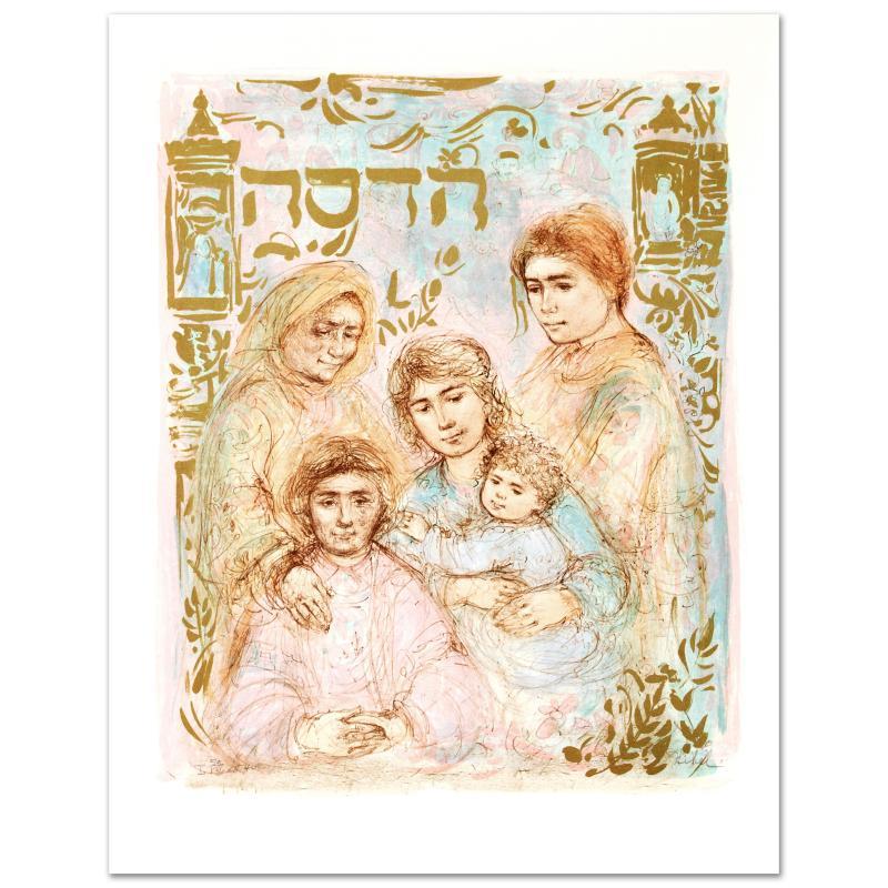 "Hadassah - The Generation" LE 20x25 Lithograph by Edna Hibel (Artova) at PristineAuction.com "Hadassah - The Generation" LE 20x25 Lithograph by Edna Hibel (Artova) at PristineAuction.com