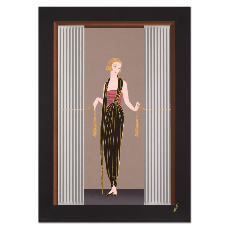 Erte Estate Signed "Boudoir" Limited Edition 29x41 Serigraph at PristineAuction.com Erte Estate Signed "Boudoir" Limited Edition 29x41 Serigraph at PristineAuction.com