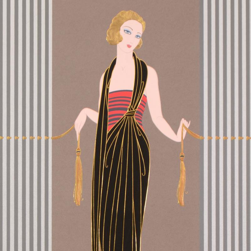 Erte Estate Signed "Boudoir" Limited Edition 29x41 Serigraph at PristineAuction.com Erte Estate Signed "Boudoir" Limited Edition 29x41 Serigraph at PristineAuction.com