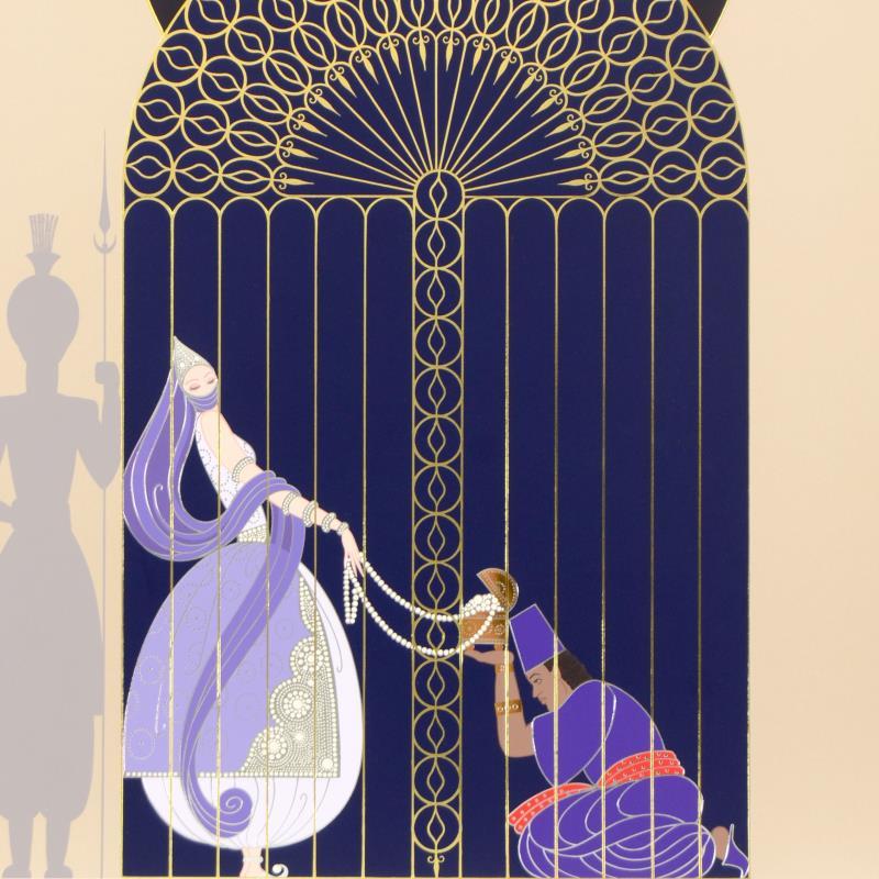 Erte Signed "Bird in a Gilded Cage" Limited Edition 30x41 Serigraph at PristineAuction.com Erte Signed "Bird in a Gilded Cage" Limited Edition 30x41 Serigraph at PristineAuction.com