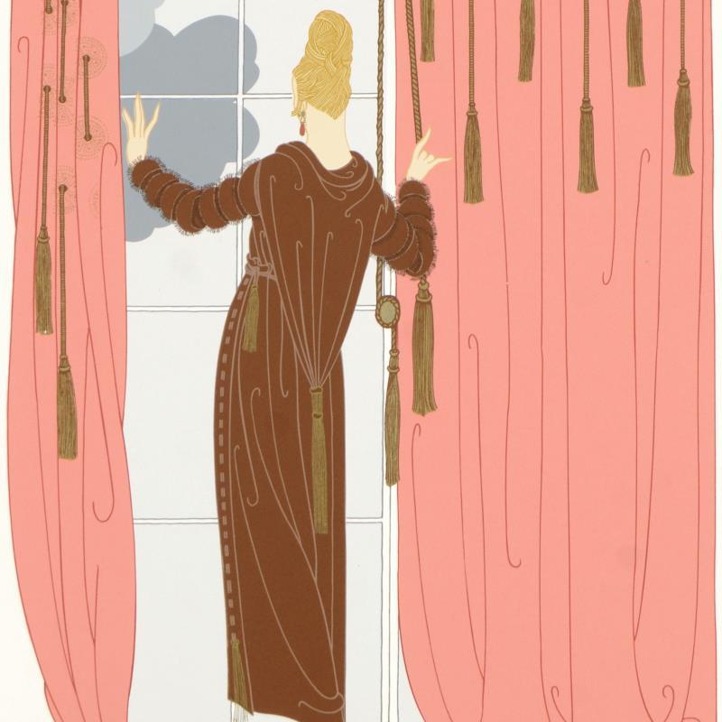 Erte Signed "Cloudy Morning" Limited Edition 16x24 Serigraph at PristineAuction.com Erte Signed "Cloudy Morning" Limited Edition 16x24 Serigraph at PristineAuction.com