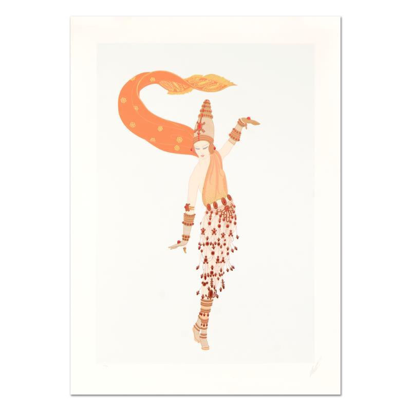Erte Signed "Arabian Nights" LE 29x40 Serigraph (PA) at PristineAuction.com Erte Signed "Arabian Nights" LE 29x40 Serigraph (PA) at PristineAuction.com