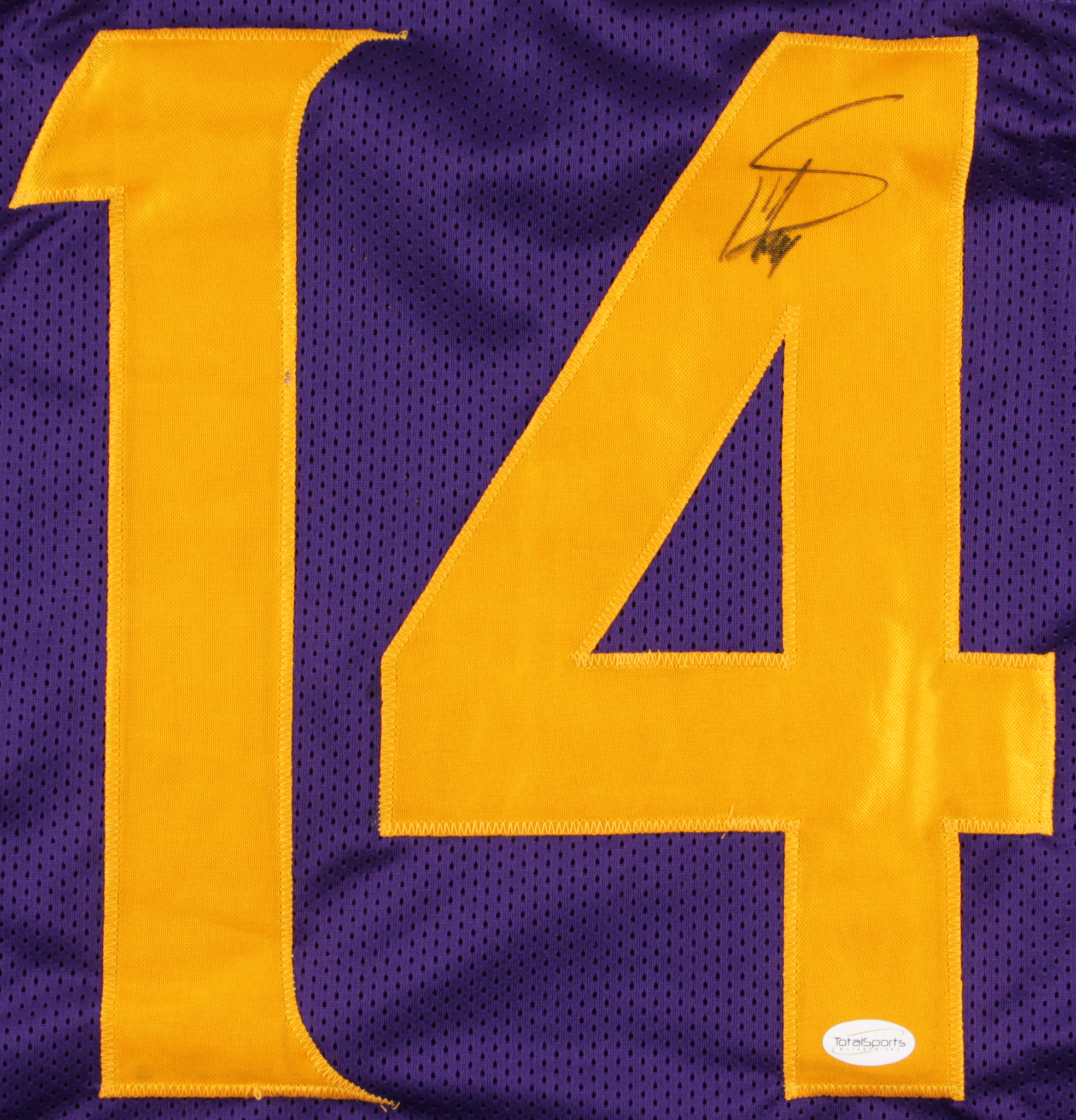 Stefon Diggs Signed Vikings Color Rush Jersey (TSE COA) at PristineAuction.com Stefon Diggs Signed Vikings Color Rush Jersey (TSE COA) at PristineAuction.com