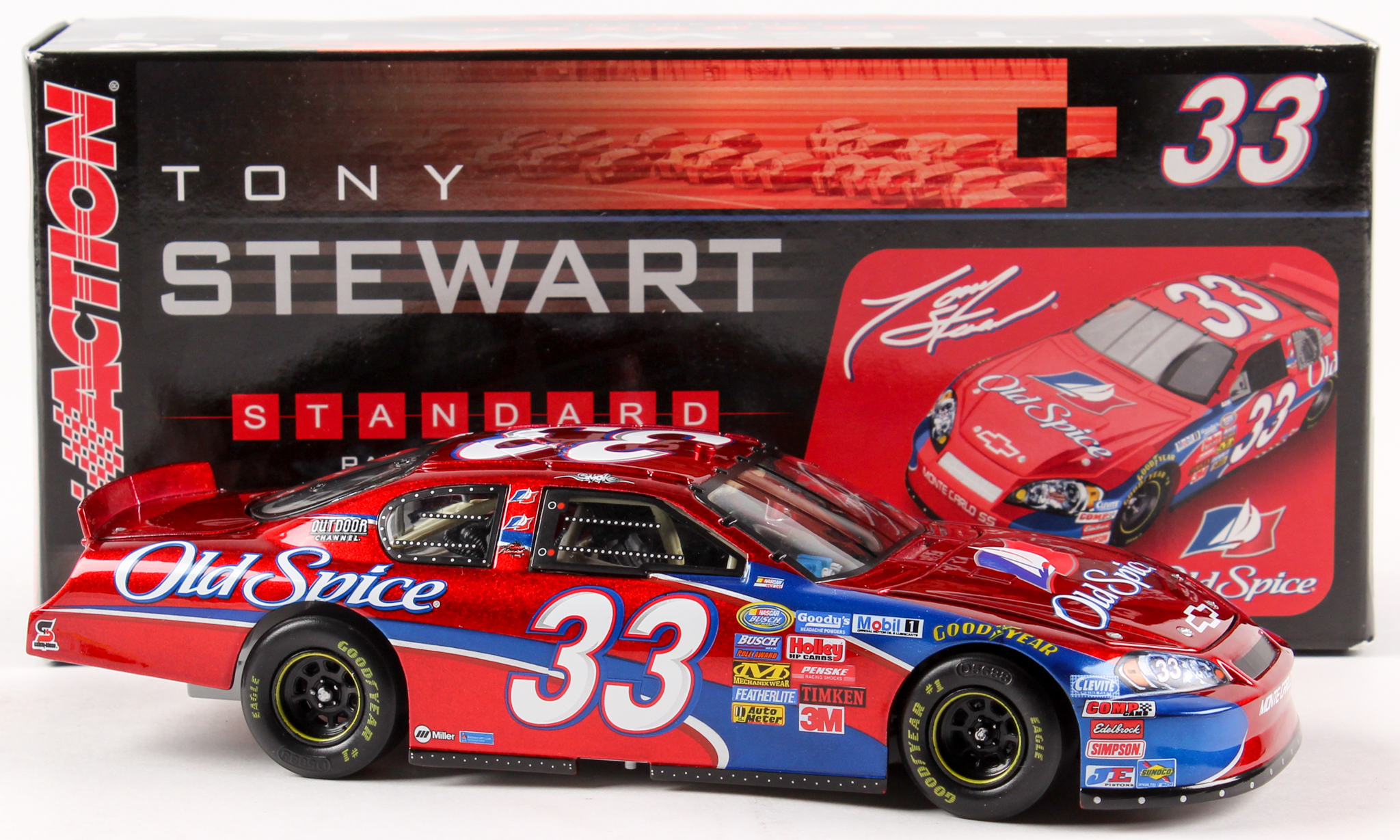 Tony Stewart LE #33 Old Spice 2006 Monte Carlo 1:24 Scale Die Cast Car at PristineAuction.com Tony Stewart LE #33 Old Spice 2006 Monte Carlo 1:24 Scale Die Cast Car at PristineAuction.com