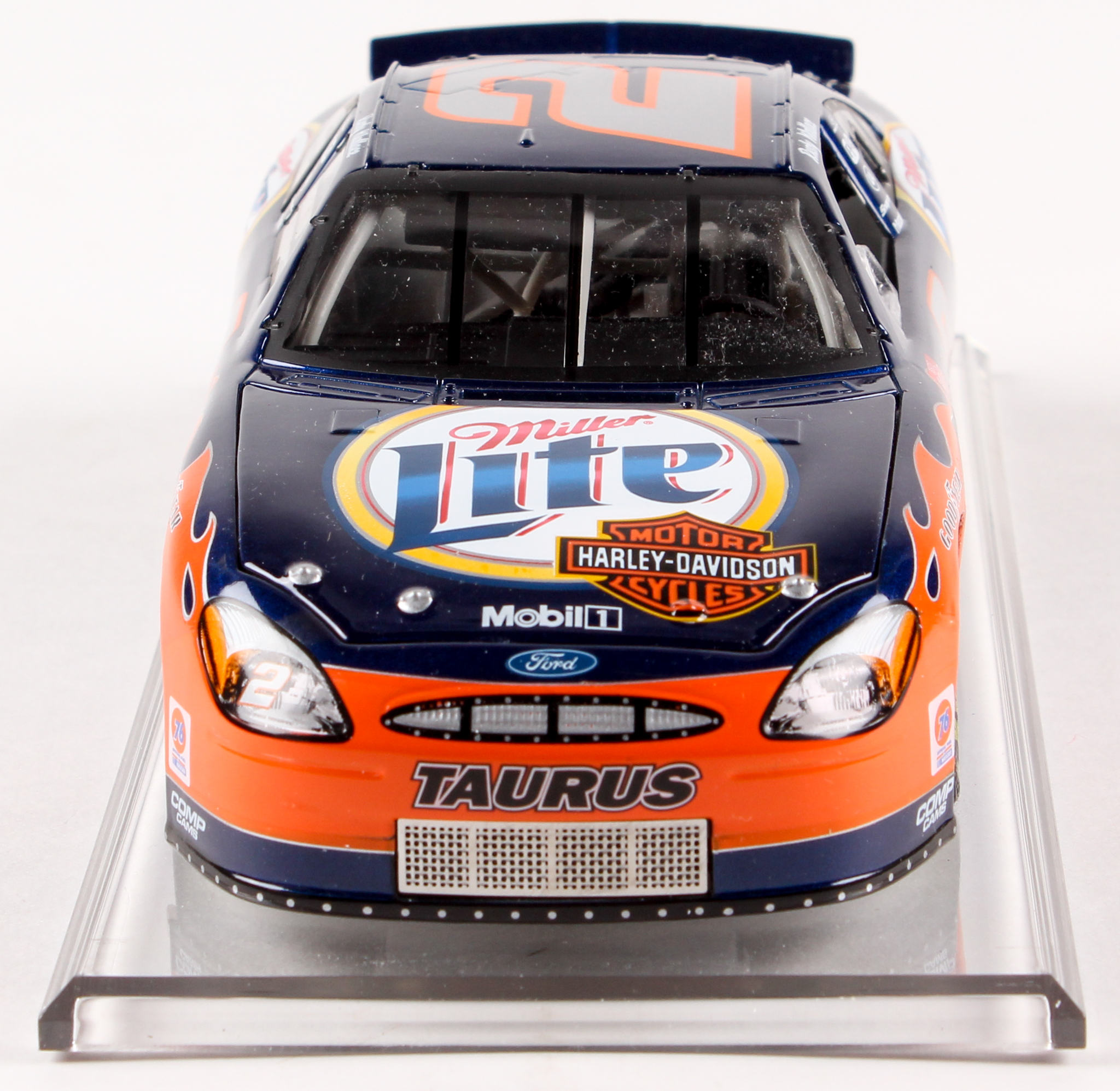 Rusty Wallace LE #2 Miller Lite / Harley-Davison 2002 Taurus 1:24 Scale Die Cast Car at PristineAuction.com Rusty Wallace LE #2 Miller Lite / Harley-Davison 2002 Taurus 1:24 Scale Die Cast Car at PristineAuction.com