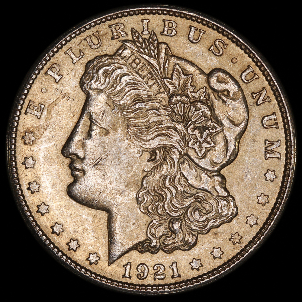 1921 S Morgan Silver Dollar Pristine Auction